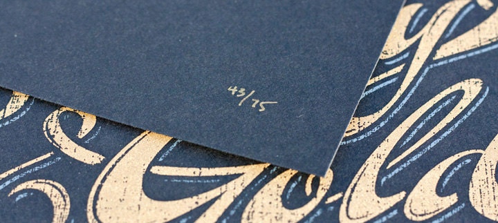 Stay Gold Screen Print 11x14
