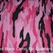 Pink and Black Camo Cotton Fat Quarter