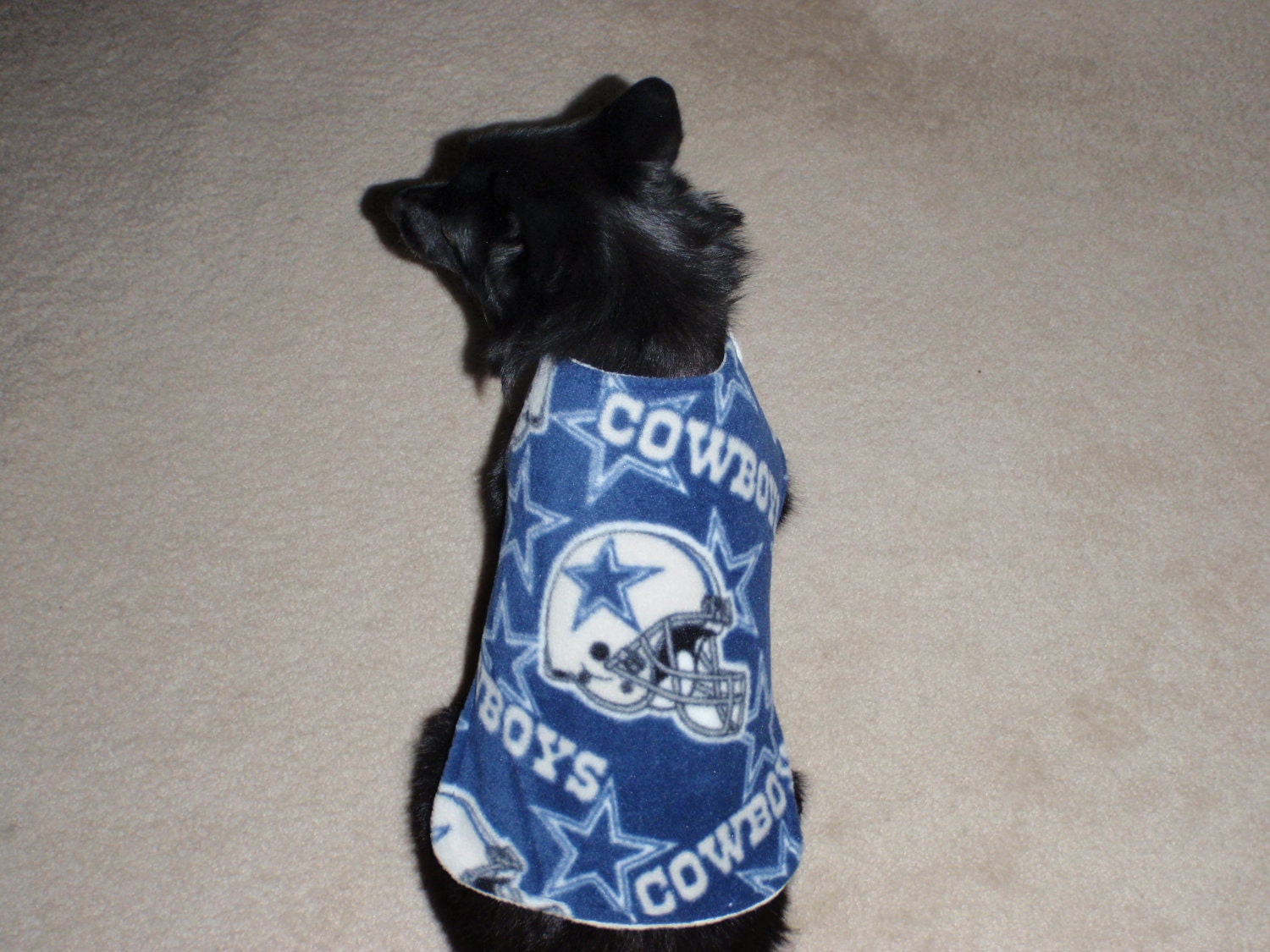 Dallas Cowboys Fleece Dog Coat