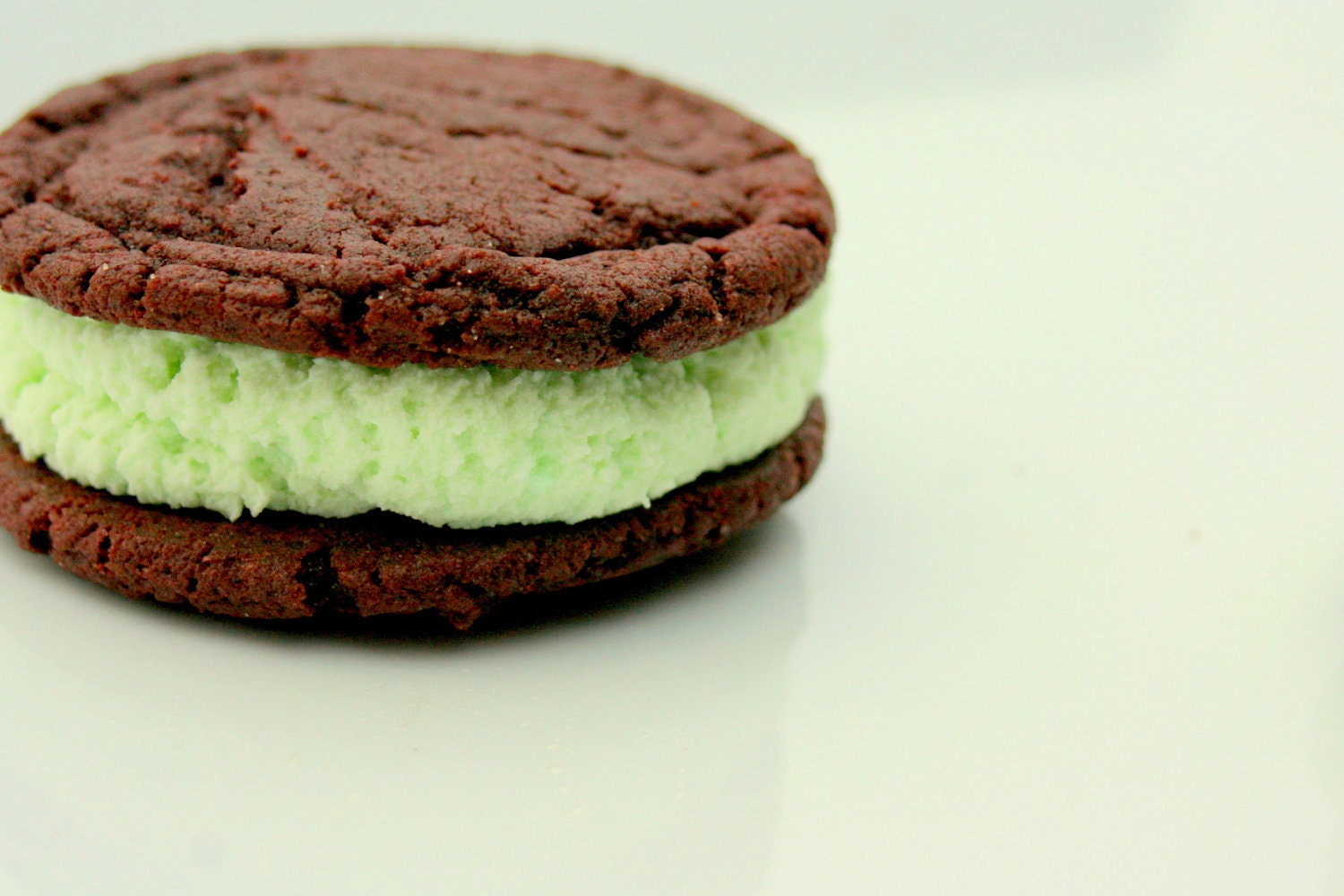 Merrie Mint Chocolate Ooey Gooey Brownie Cookie-Wiches -1/2 Dozen