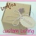 Custom order for Jillian