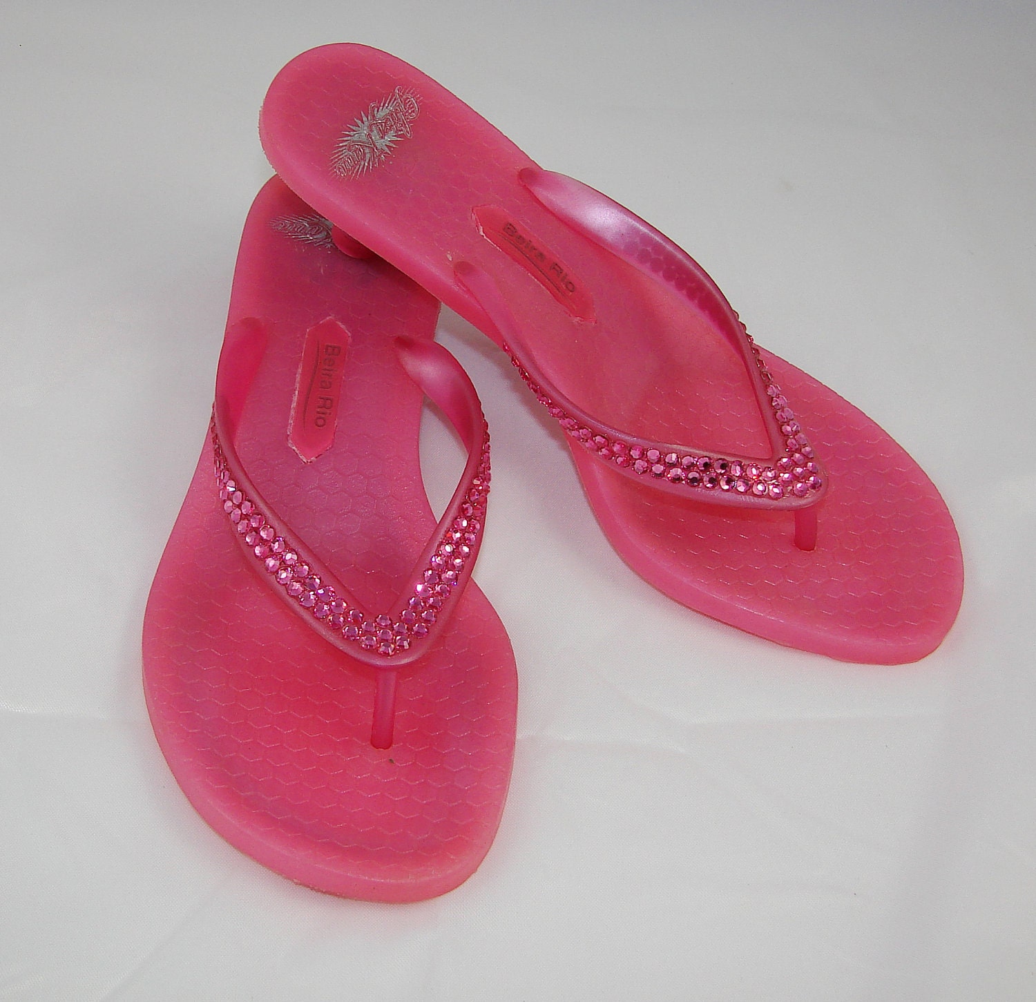 Swarovski Crystal Pink Kitten Heels