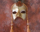 Miniature sculpture .... doll size mask "Tangerine Dream"