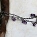 Lilly of the Nile in Purple earrings