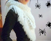 Cyber Monday Etsy-cyber monday-Ready to ship-Fashion gifts,bridesmaid gifts - White Crochet Shawl - Fashion- holiday accessories