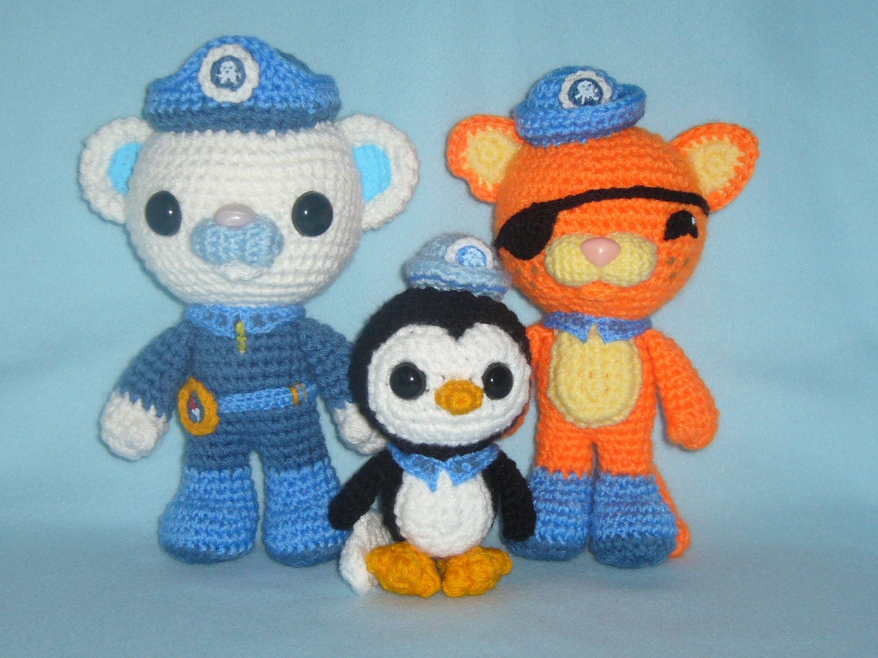 Octonauts team toys crochet PATTERNS PDF