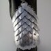 Slave bracelet, Tribal, elven chainmaille handflower, scalemail.  Larp, SCA, medieval, fantasy armor, bellydance, dragon costume, sexy, bdsm