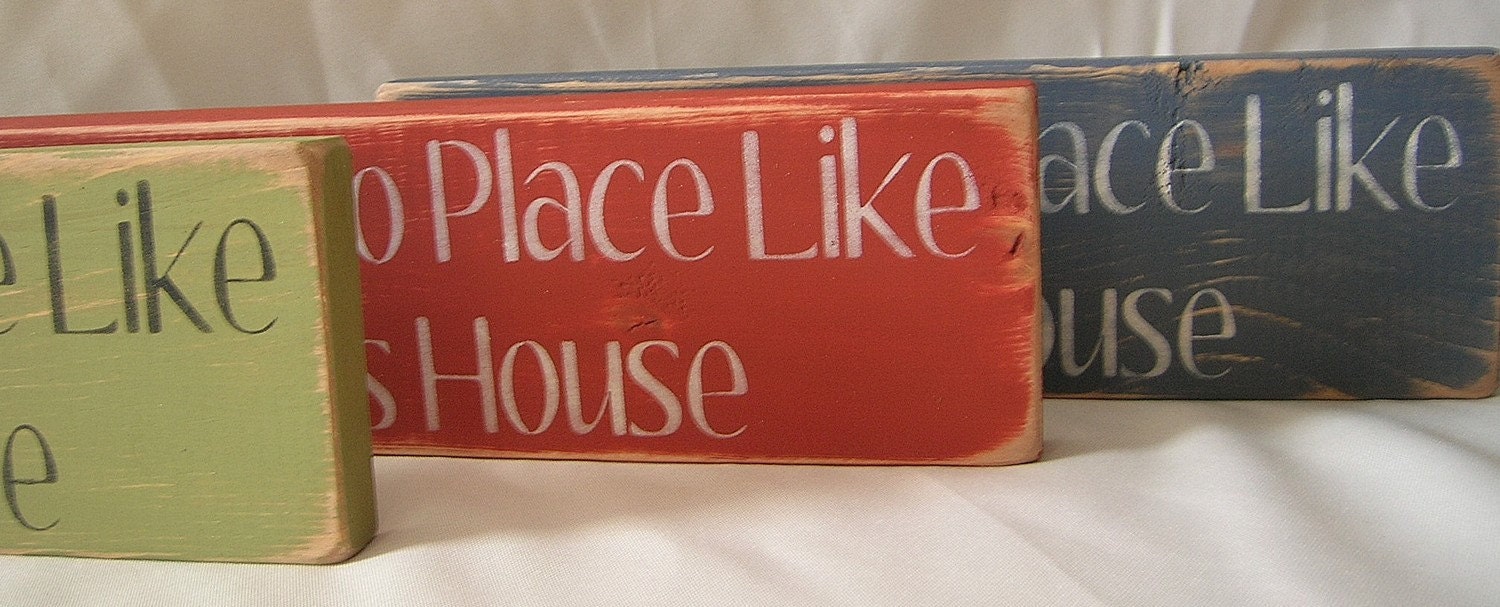 Mimi Distressed Wood Sign There's No Place Like Mimi's House