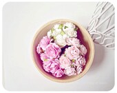 Millinery flowers heartshape Buds paper flower mixed color / pack