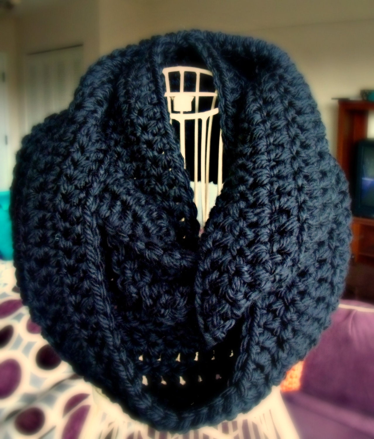 Crochet Infinity Scarf