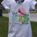 Big Sis, Lil Sis, or even twin Sis personalized appliqued shirt