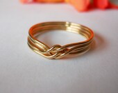 14K Gold Filled Original  Puzzle Ring