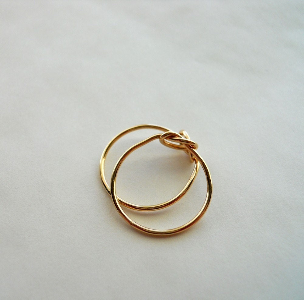 Love Knot 14K Gold Filled Infinity Ring