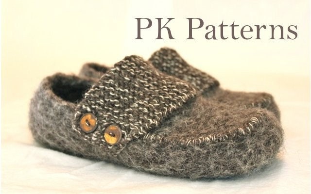 INSTANT DOWNLOAD Knitting PATTERN (pdf file) - Lady Finkaas/Loafers size 6-9