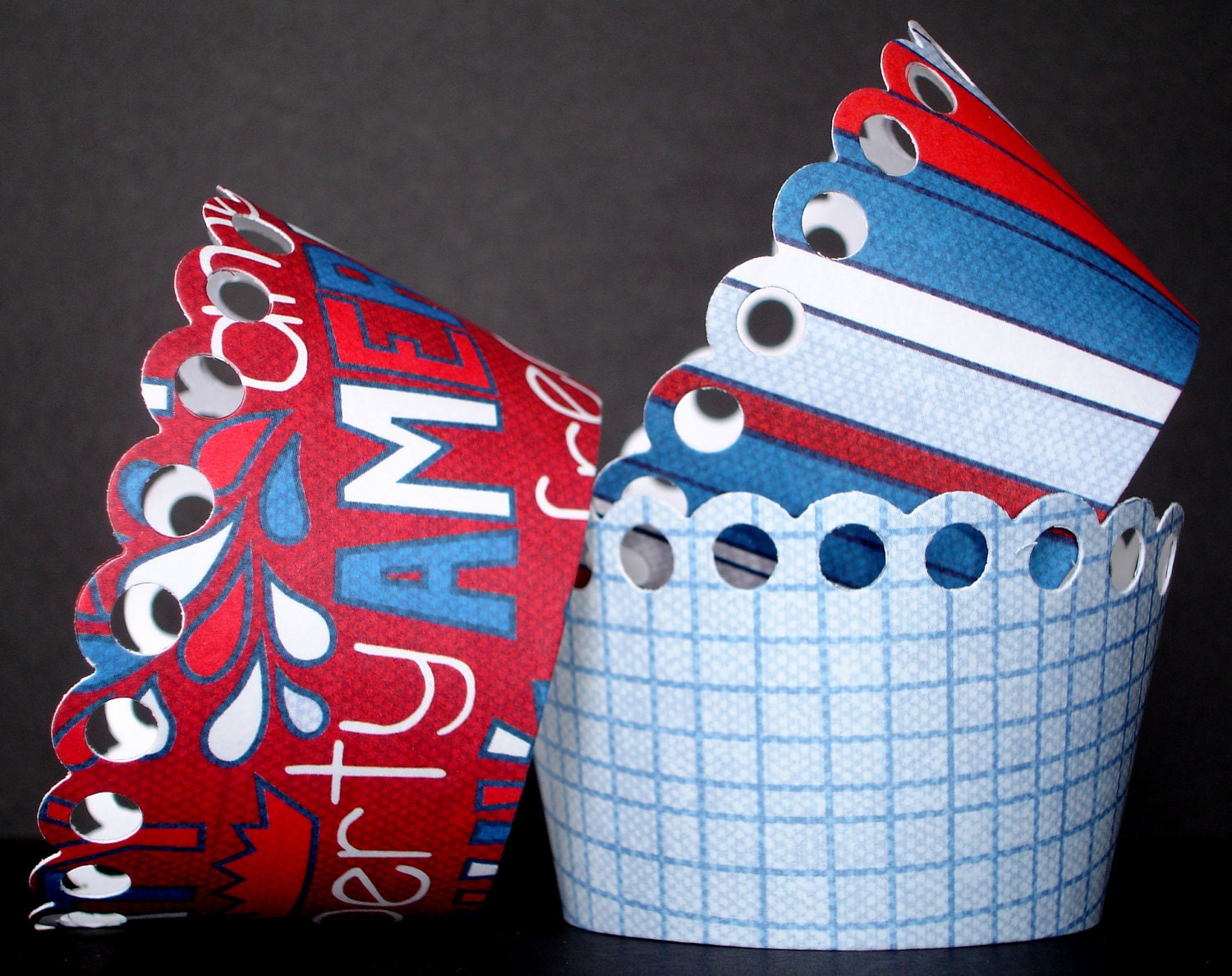 12 4th of July Yankee Doodle Dandy Cupcake Wrappers
