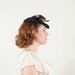 reserved / vintage 1940s hat / tilt hat / Birthday Girl