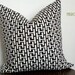 Ladder Chain Black and White- Pillow Cover