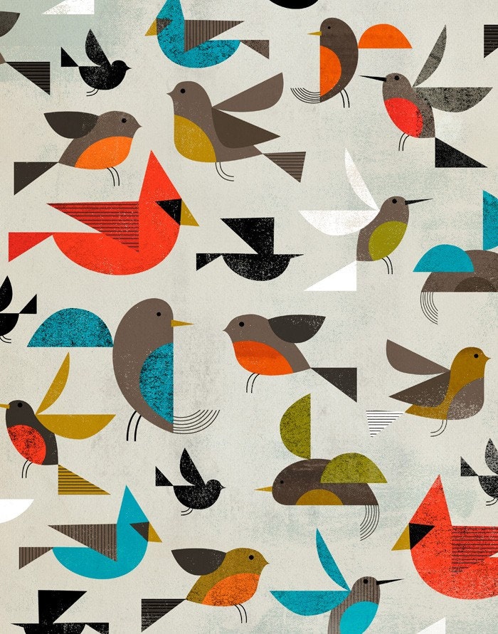 Birds 11"x14"