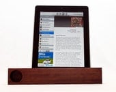 iPad Acoustic Speaker (walnut)