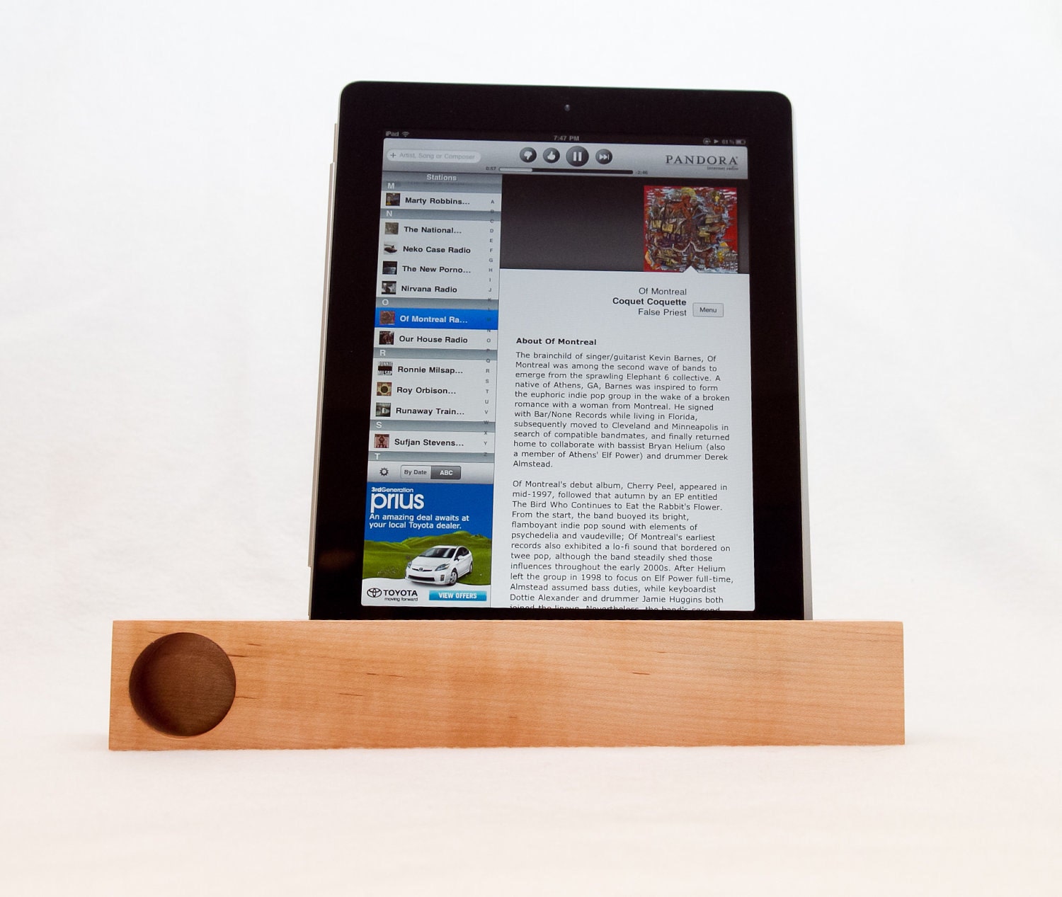 iPad Acoustic Speaker (maple)