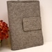 Kindle, Kindle Touch, Kindle 3, Kindle Fire Book Case Wool Felt in Granite