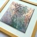 Glass art picture- OOAK handpainted fused glass, iridescent, fused glass, glass art