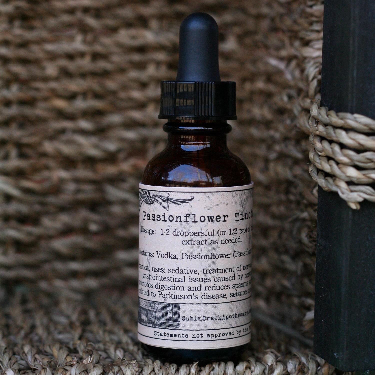 SALE Passion Flower (Passiflora incarnata) Tincture 2 oz. Organic
