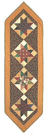 25% Off Coupon Code - Scrappy Star Table Runner Pattern by Little Louise Designs EASY