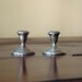 Vintage Sterling Silver Candle Holders // To Dine
