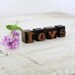 Love // Vintage Letterpress Blocks