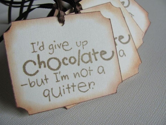 Chocolate Lover Gift Tags