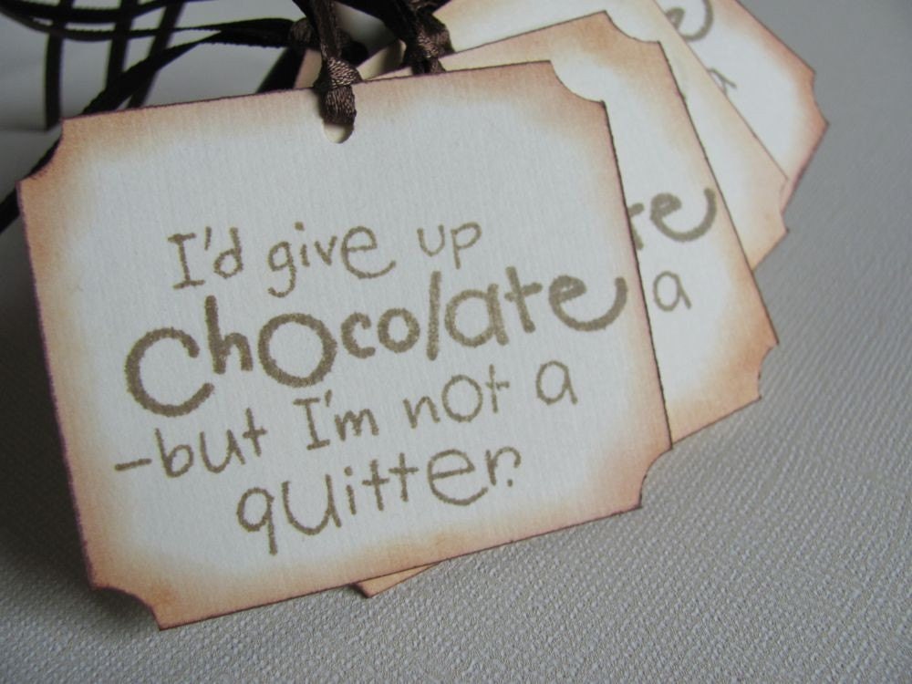 Chocolate Lover Gift Tags