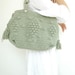 Mint handbag Celebrity Style With -crochet bag-handmade-shoulder bag -crocheted bag-mint bag