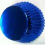 Blue Foil Cupcake Liners Professional Grade and Greaseproof - (50 count)