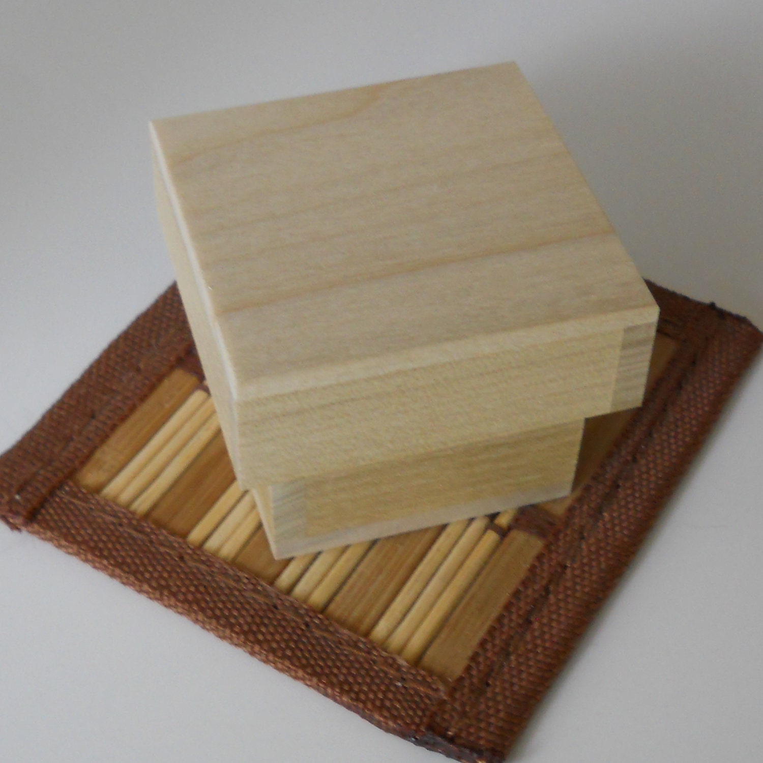 Unfinished Teeny Tiny Treasure Keepsake Ring Box