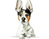 13x19 Custom Pets Portrait original watercolor painting customized commision dog cat animal pet lover large illustration drawing