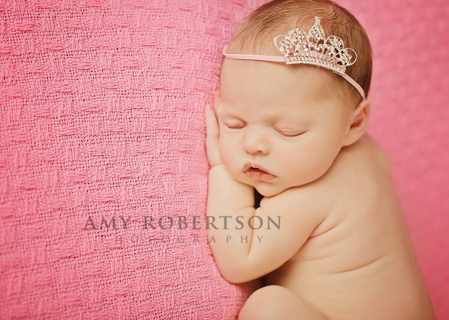 The PRINCESS Is HERE Headband - Preemie to Adult Sizes Available