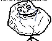 Forever alone cross stitch pattern PDF