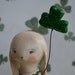 St. Patrick's Day Bunny w/ Shamrock