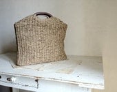 Basket Bohemian Style in Biscuit Brown, Grey, Fawn, Slate or Beige. Woven to Order