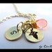 Nurse RN/ LPN Nurses Jewelry, Nurses Graduation/ Retirement Gift, Personalized Hand Stamped RN Jewelry Birthstone Necklace