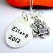 Personalized Jewelry - Personalized Name Necklace - Sterling Silver - Military US Navy - Love my Soldier