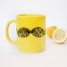 Moustache Coffee Mug hand painted cup - for him