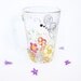 Coffee mug - Glass mug - Butterfly Mug - Mug painted