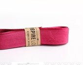 Vintage inspired Seam Binding ribbon xoxo- Magenta