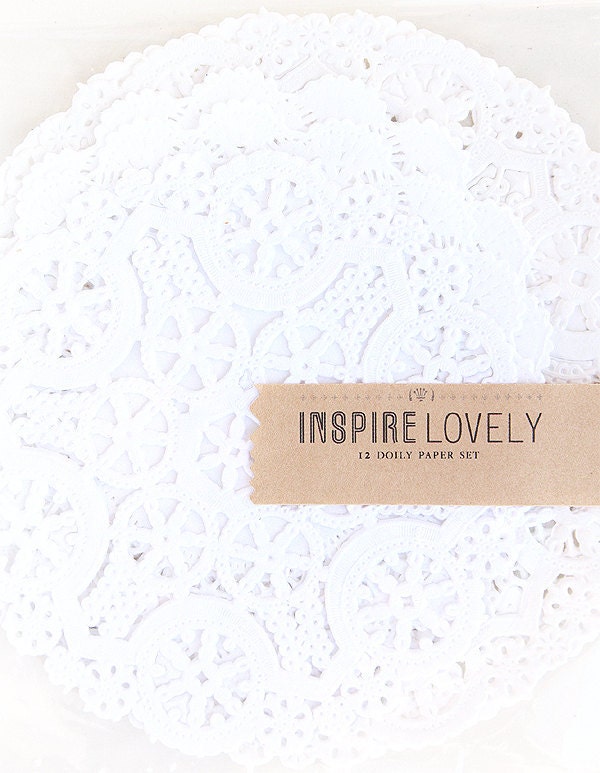 Lovely Doily Paper Set- Vintage love