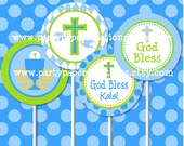 First Holy Communion Baptism Christening Tablescape Personalized Printable Party Decorations Il_170x135