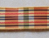 Orange Tartan Plaid 5/8" grosgrain ribbon sale Il_170x135