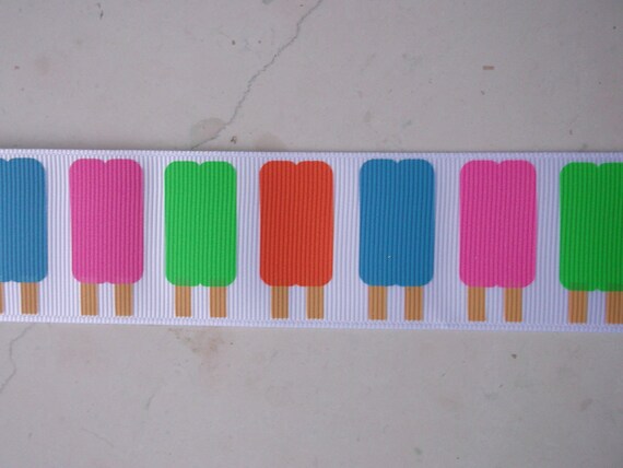 Summer popsicles on 1 1/2" grosgrain ribbon Il_570xn