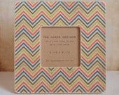 Colorful Chevron Picture Frame
